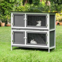 Castle rabbit clearance hutch